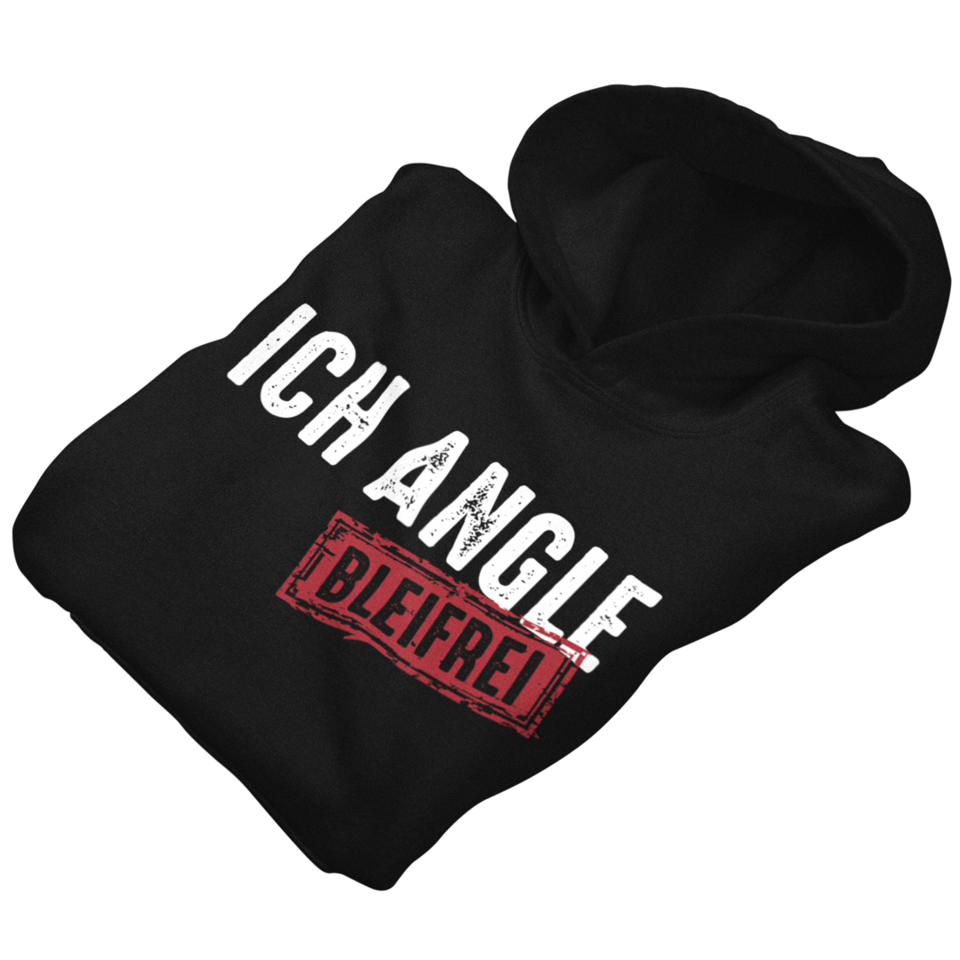 Ich angle Bleifrei -  Premium Hoodie