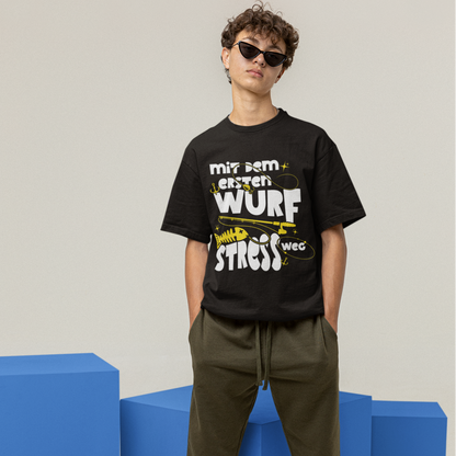 Mit dem ersten Wurf - Oversized Shirt