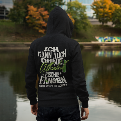 Ohne Alkohol - Premium Hoodie #Backprint