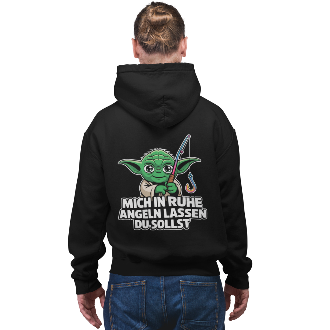 In Ruhe Angeln lassen - Premium Hoodie #Backprint