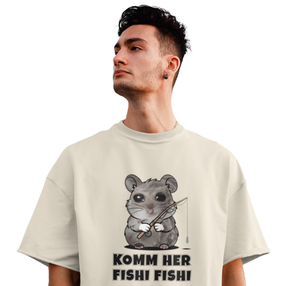 Komm Her Fishi Fishi - Oversized Shirt