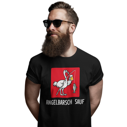 Angelbarsch Sauf - Premium T-Shirt