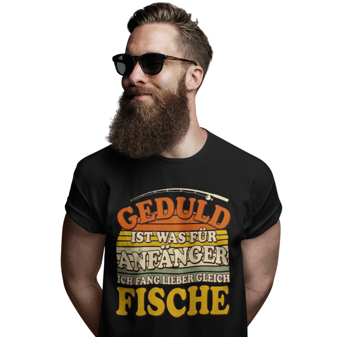Geduld ist was für Anfänger - Premium T-Shirt