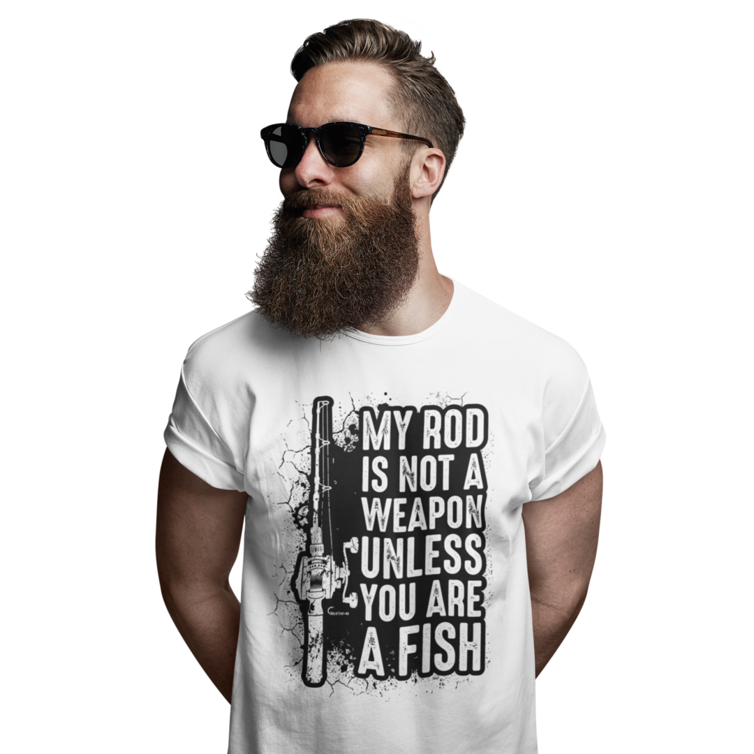 MY ROD IS NOT A WEAPON - SHORT SLEEVE TEE