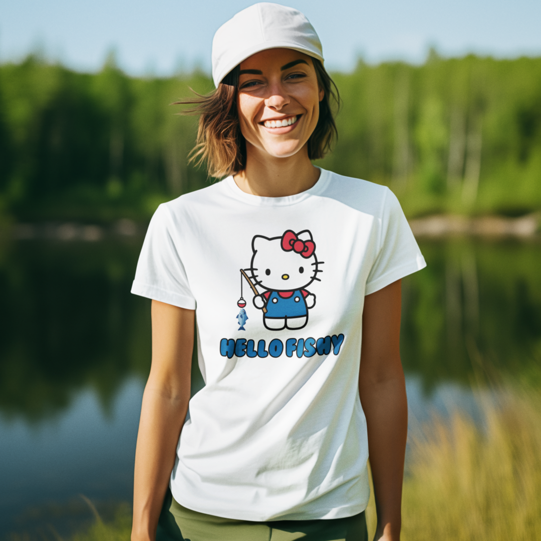 Hello Fishy - Premium T-Shirt Woman
