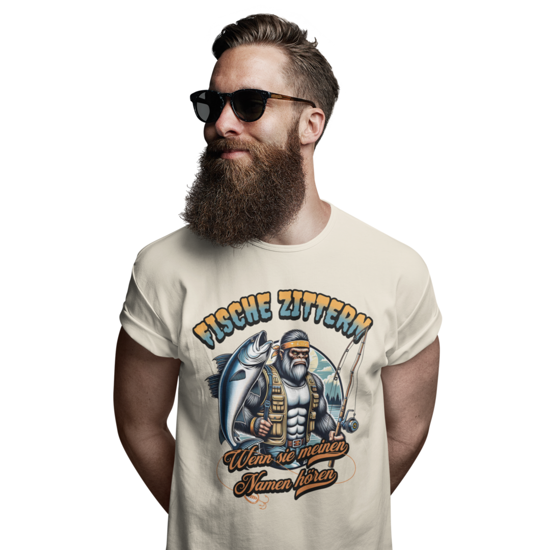 Fische zittern - Premium T-Shirt