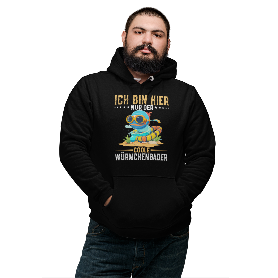 Der coole Würmchenbader - Premium Hoodie