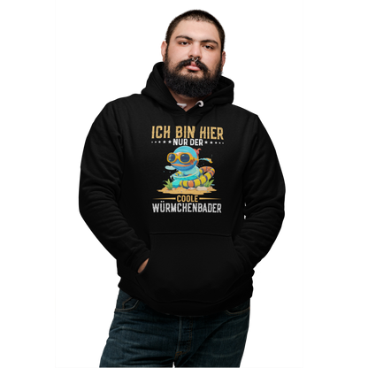 Der coole Würmchenbader - Premium Hoodie