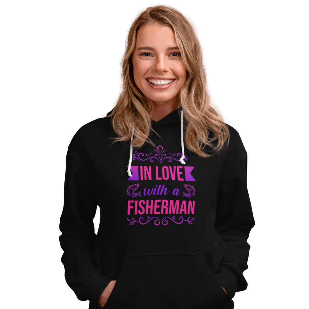 In Love with a Fisherman - Premium Hoodie