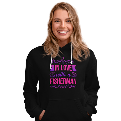 In Love with a Fisherman - Premium Hoodie