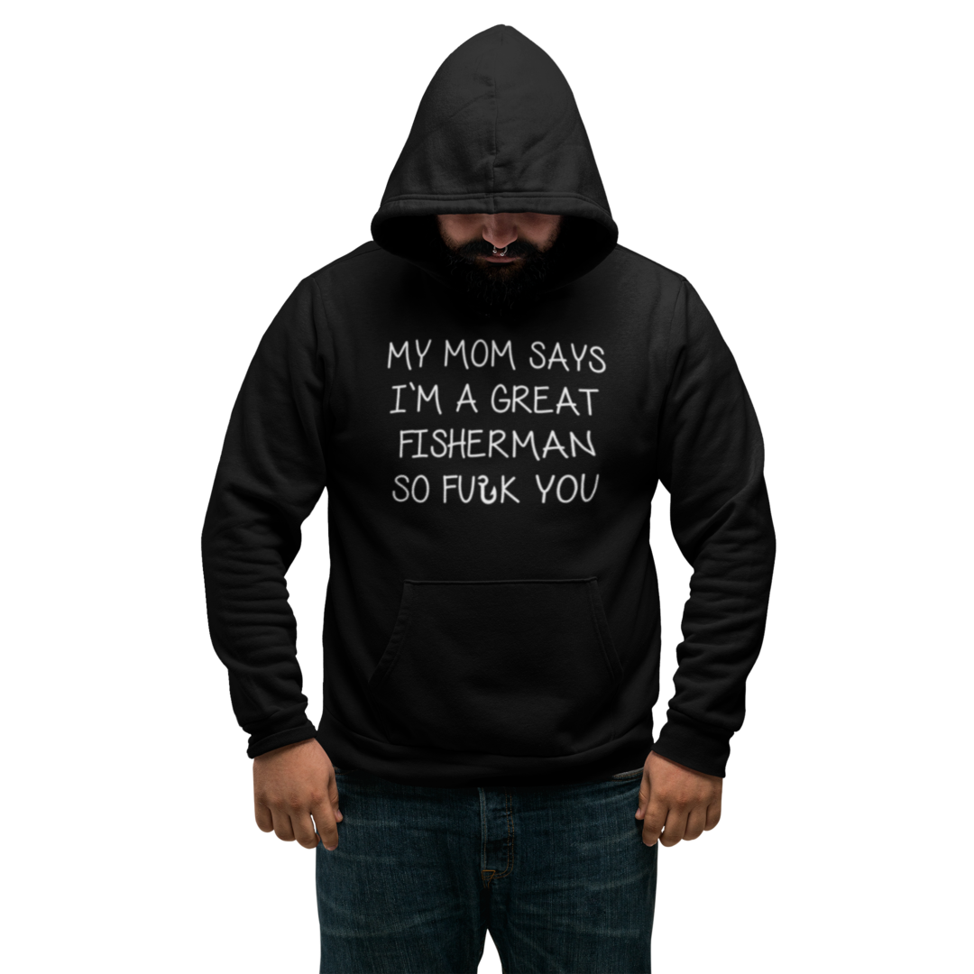 My Mom says - Premium Hoodie