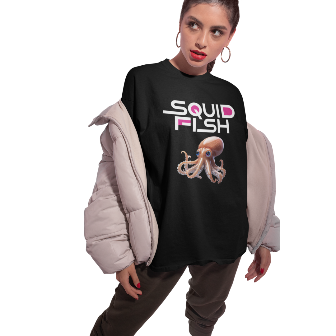 Squid Fish - Premium Oversized Shirt