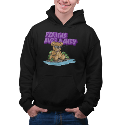 Fishing over Money - Premium Hoodie