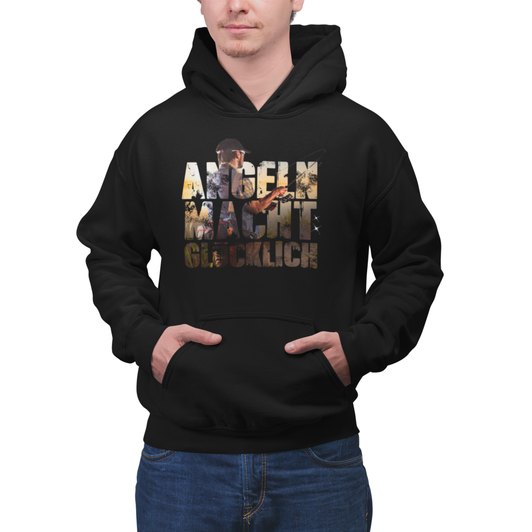 Angeln macht glücklich - Premium Hoodie