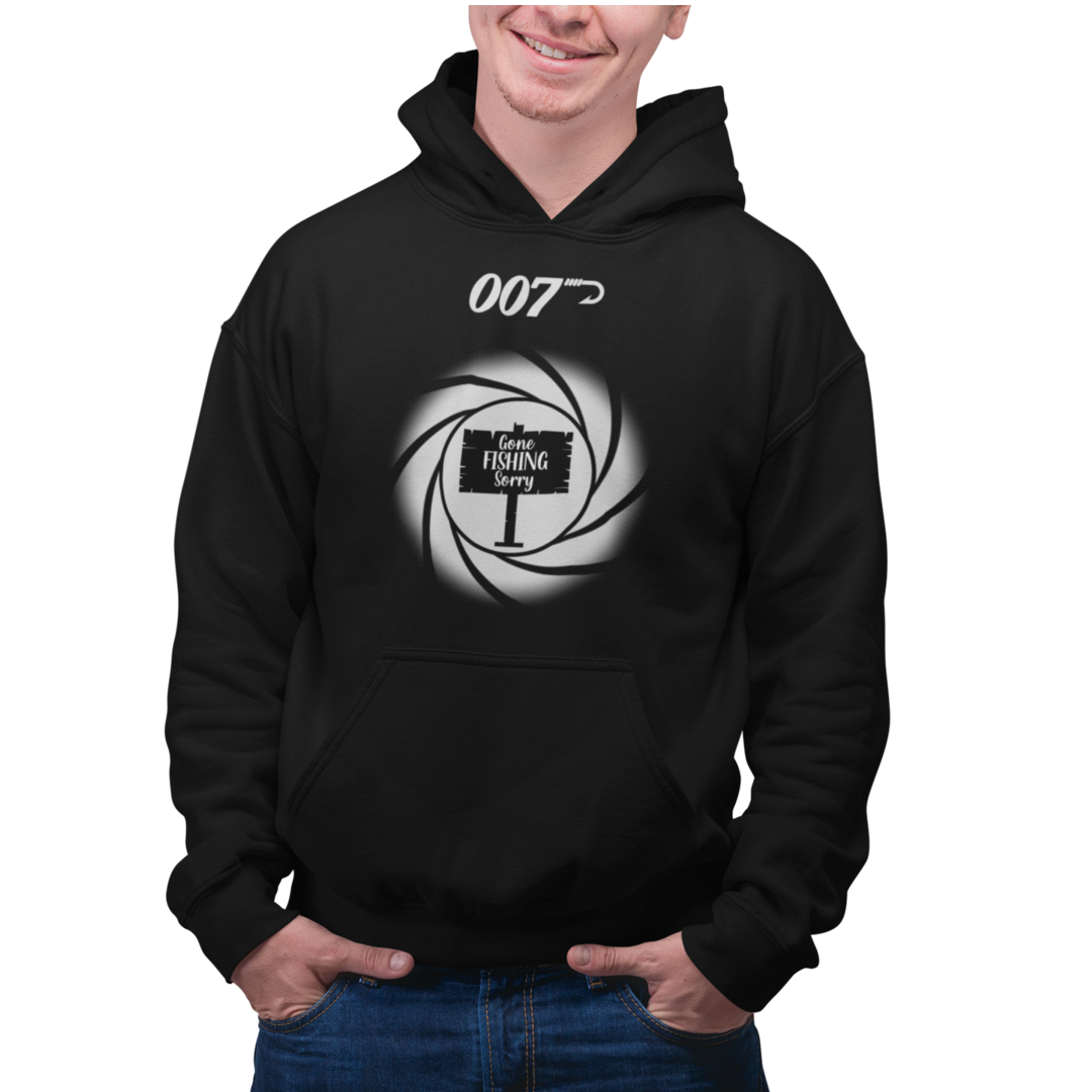 007 Gone fishing sorry - Premium Hoodie