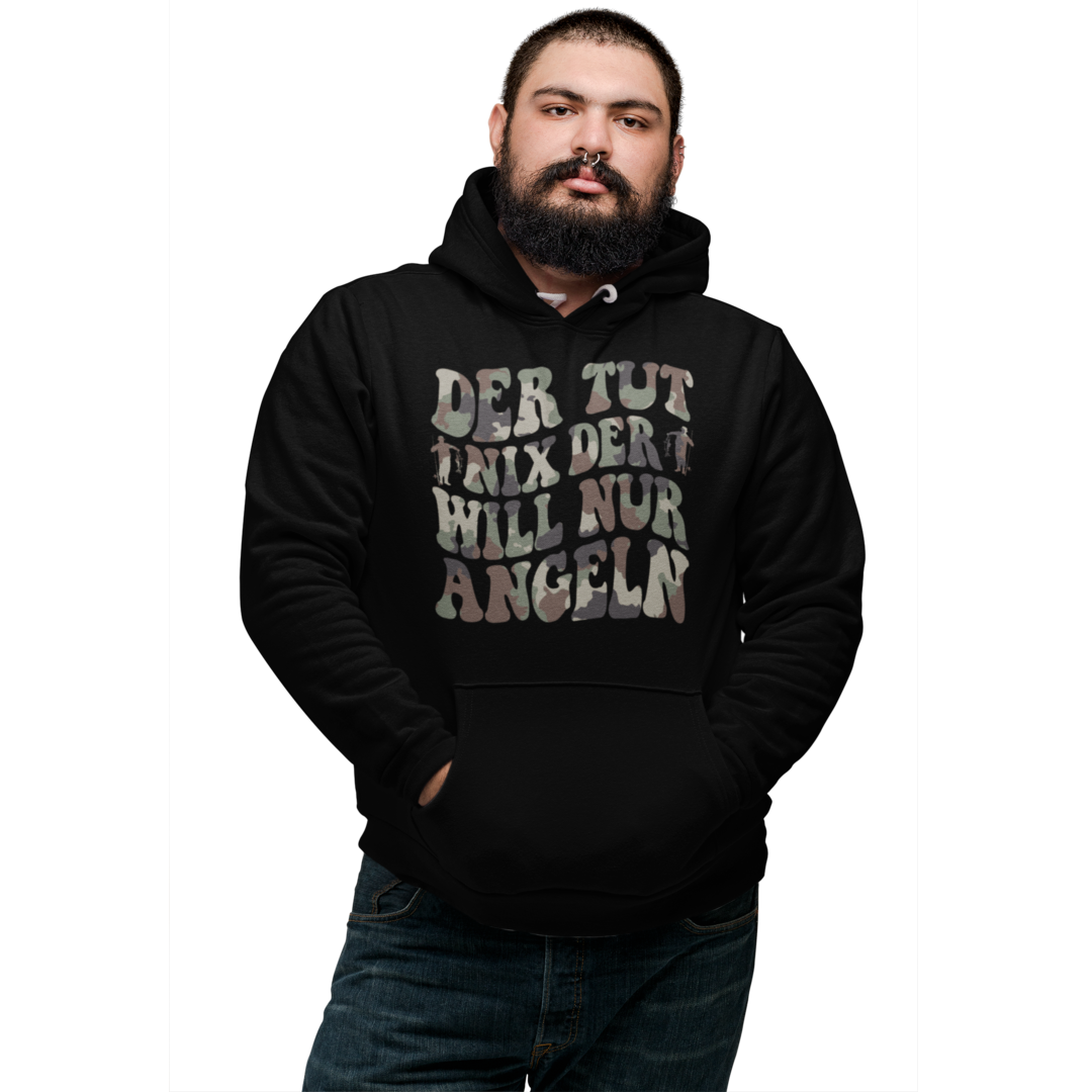 Der will nur angeln - Premium Hoodie