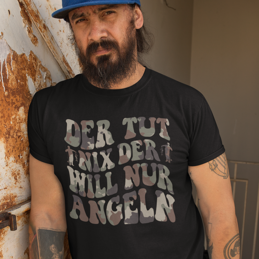 Der will nur angeln - Classic Organic T-Shirt