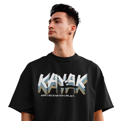 Kayak - Angelt ihr ruhig vom Ufer aus - Premium Oversized Shirt