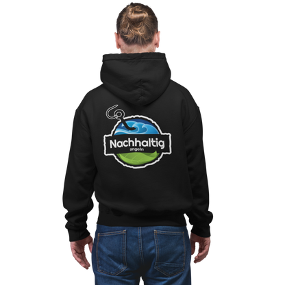 Nachhaltig angeln -  Premium Hoodie #Backprint