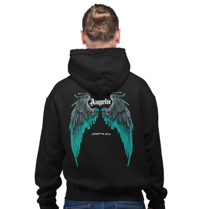 Angeln beflügelt die Seele - Premium Hoodie #Backprint