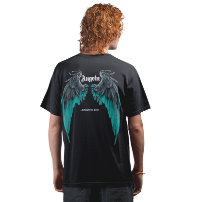 Angeln beflügelt die Seele -  Oversized Shirt #Backprint