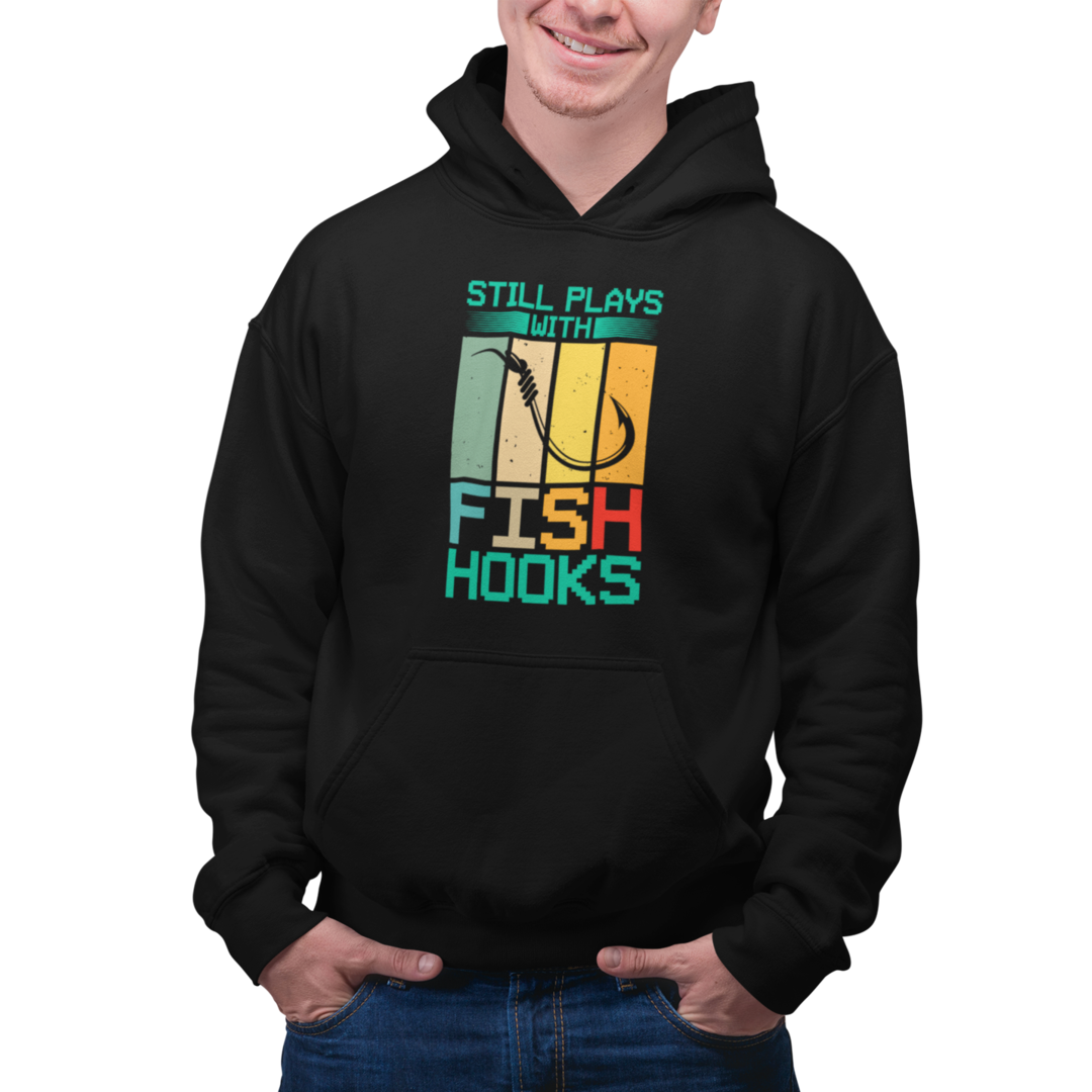 Still Plays with Fish Hooks - Premium Hoodie