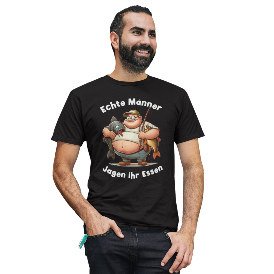 Echte Männer Jagen Ihr Essen - Classic Organic T-Shirt