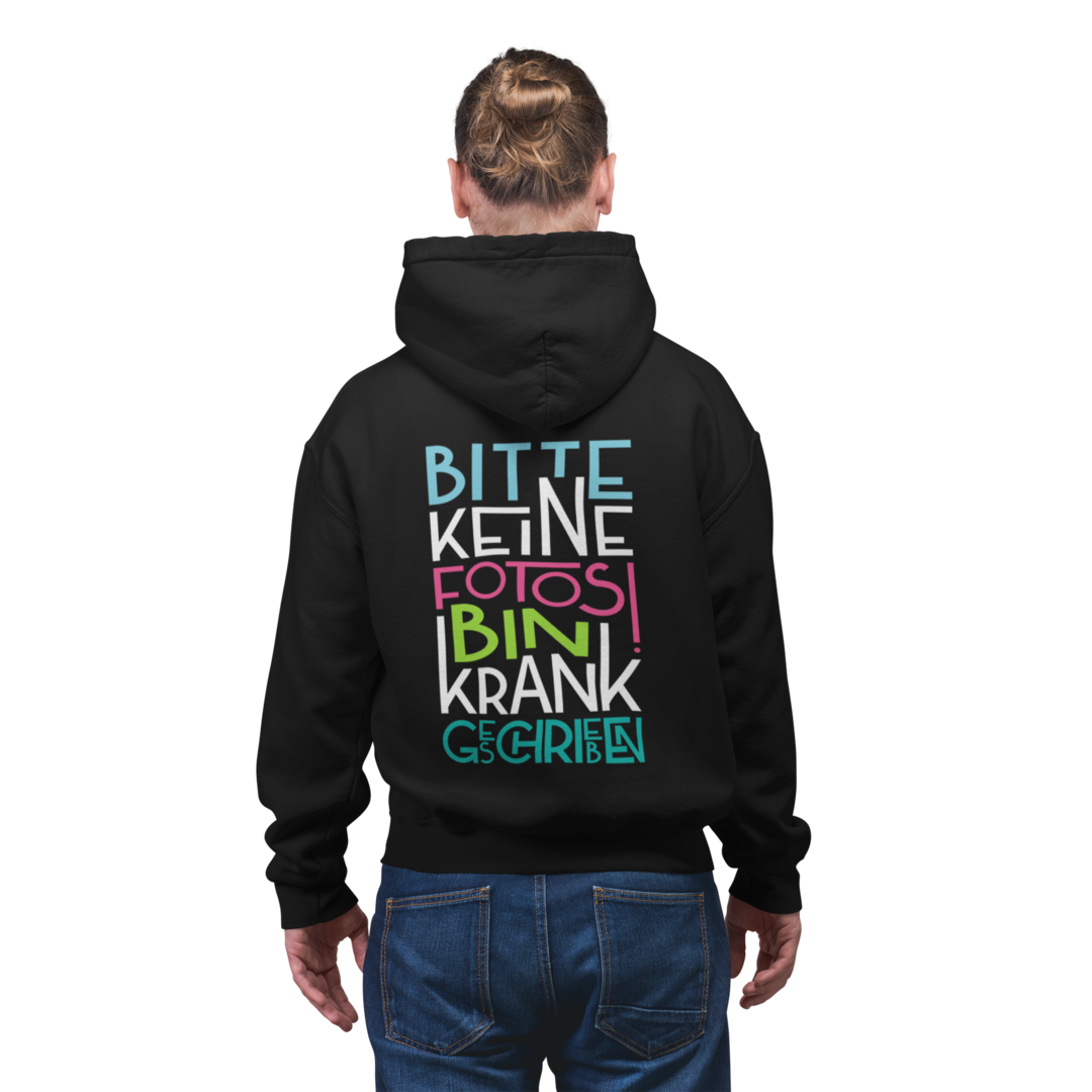 Bitte Keine Fotos - Premium Hoodie #Backprint