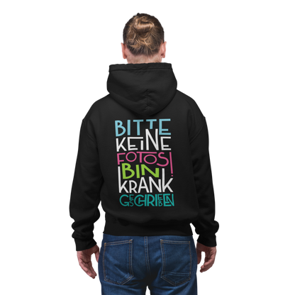 Bitte Keine Fotos - Premium Hoodie #Backprint