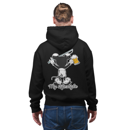 My Lifestyle Mouse - Premium Hoodie #Backprint