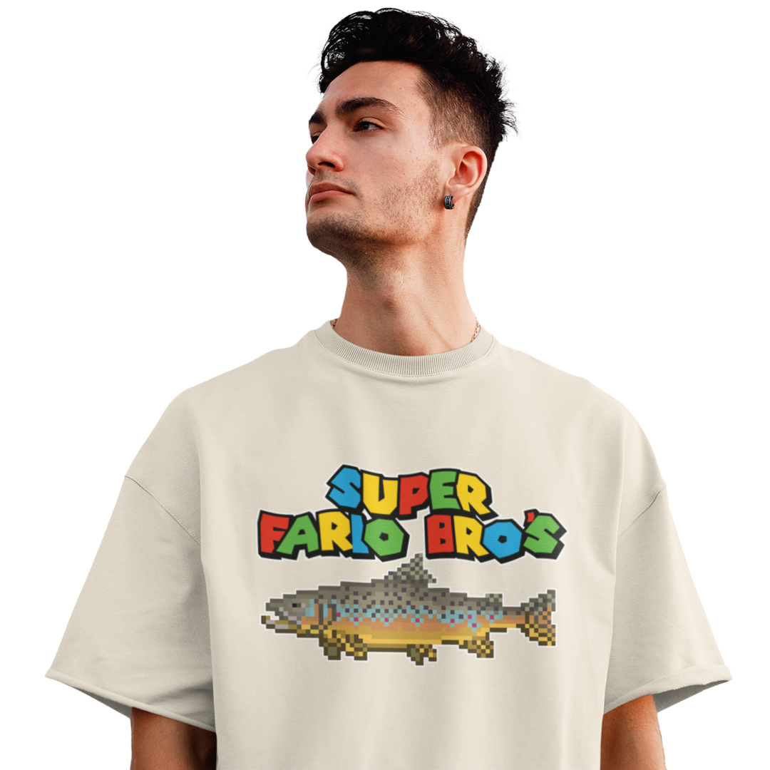 Super Fario Bro`s -  Oversized Shirt