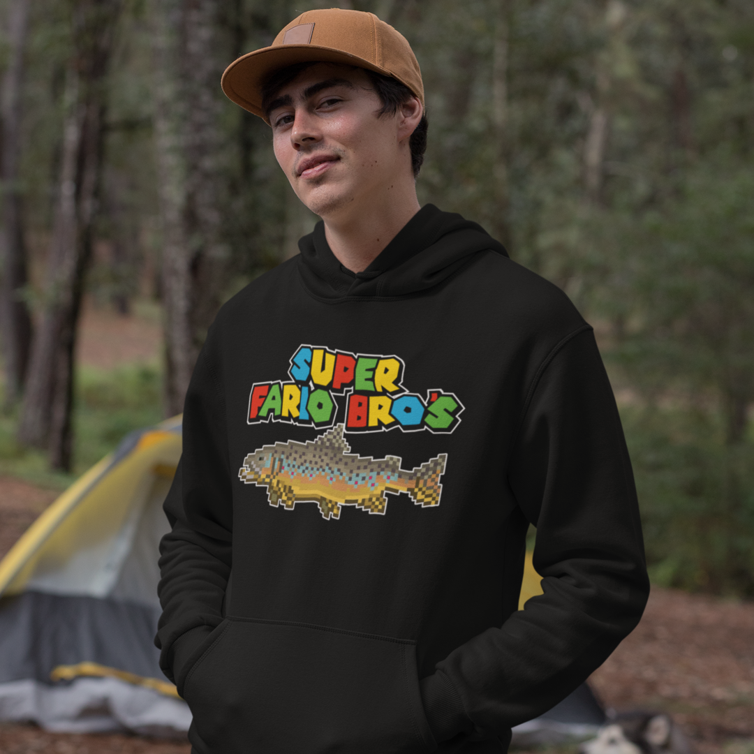 Super Fario Bro`s - Premium Hoodie