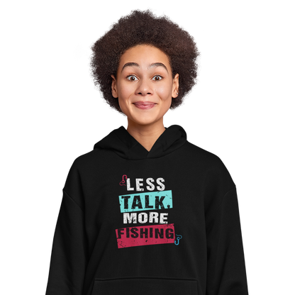 Less Talk, More Fishing - Premium Hoodie