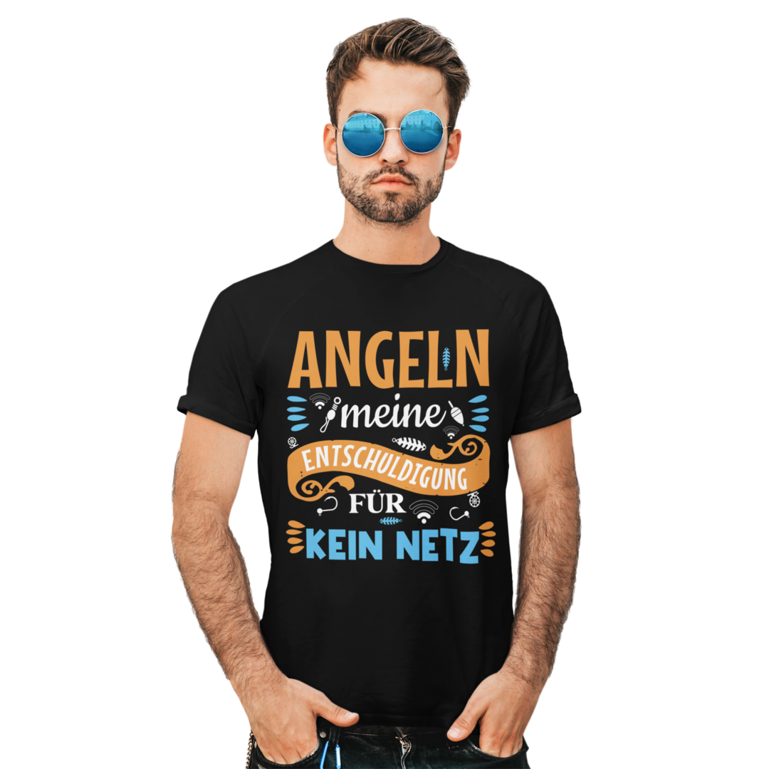 Entschuldigung für kein Netz -  Premium T-Shirt %
