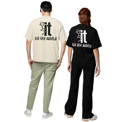 F*ck it, ich geh Angeln - Premium Oversized Shirt #Backprint