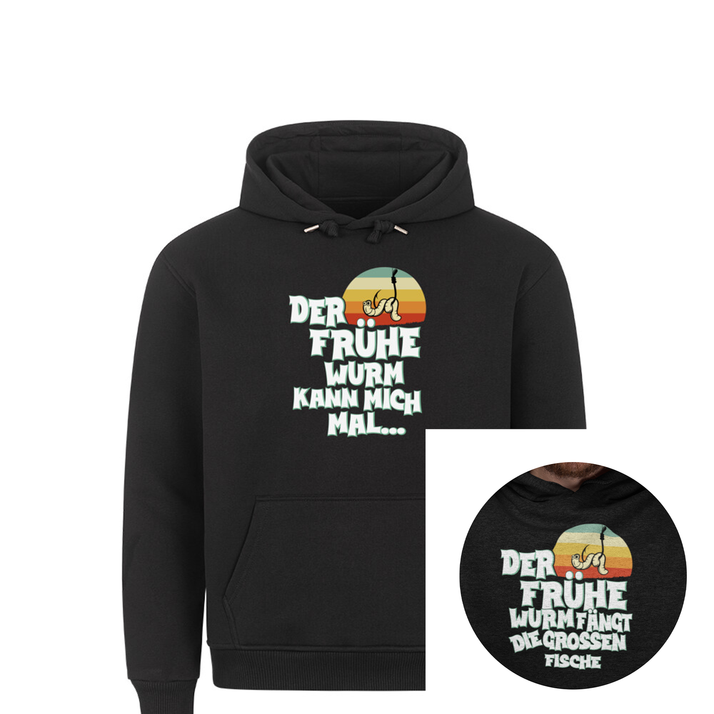 Der Frühe Wurm kann mich mal - Premium Hoodie