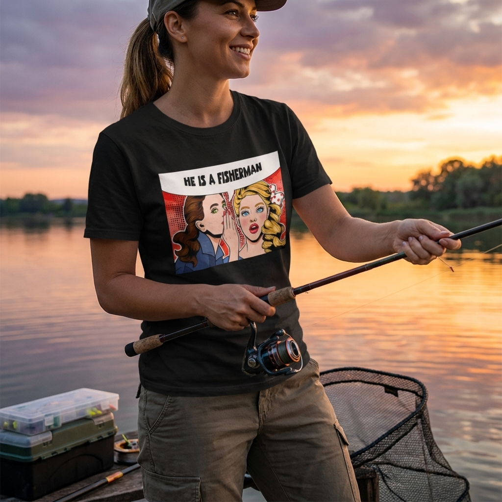 HE IS A FISHERMAN - SHORT SLEEVE TEE
