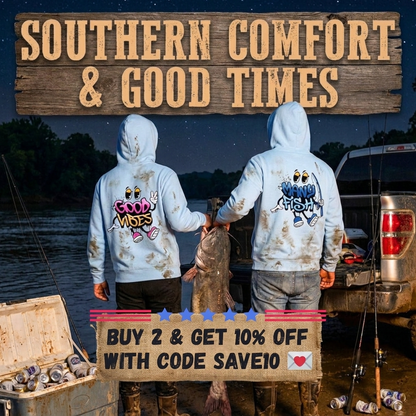 GOOD VIBES - HOODIE #BACKPRINTED