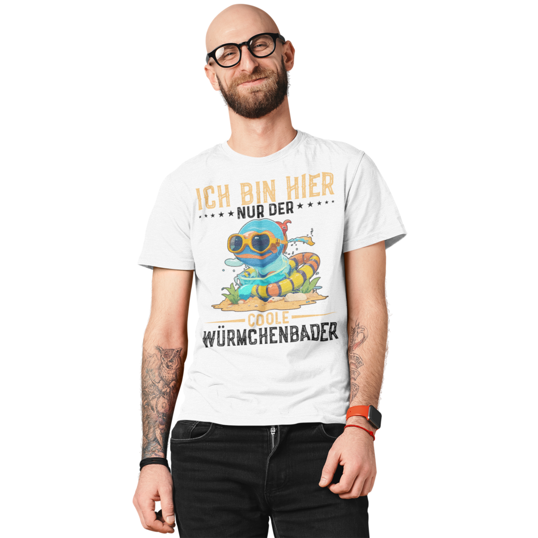 Der coole Würmchenbader - Classic Organic T-Shirt